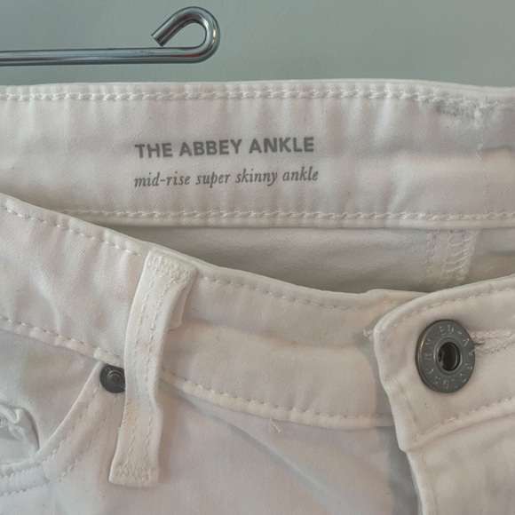 AG Jeans Abbey Ankle-Length Super Skinny White Jeans - Size 29R - Picture 5 of 5
